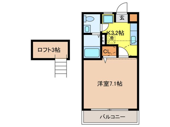 ハウゼ曰佐の物件間取画像